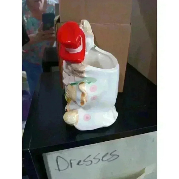 "NAPCO" Adorable Vintage Napcoware CIRCUS CLOWN‎ Vase Planter Made in JAPAN - Picture 2 of 7